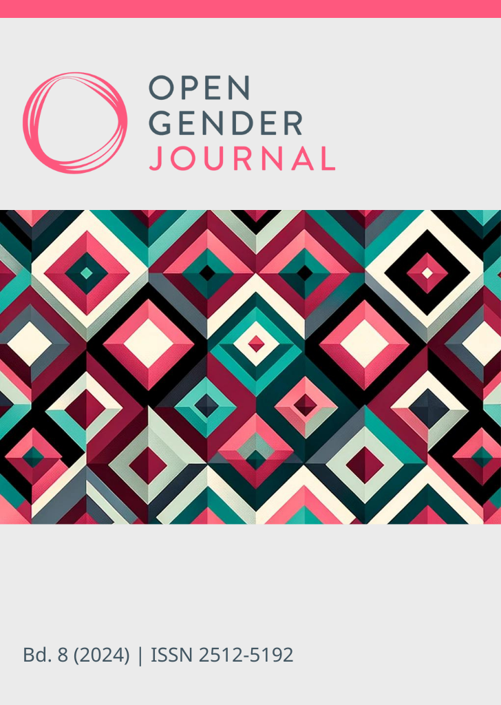 					View Vol. 8 (2024): Open Gender Journal
				